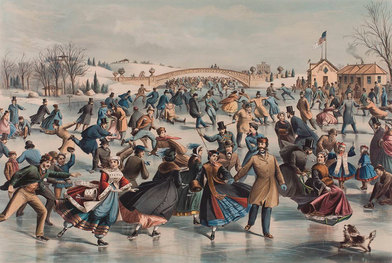 1862 skating lithograph